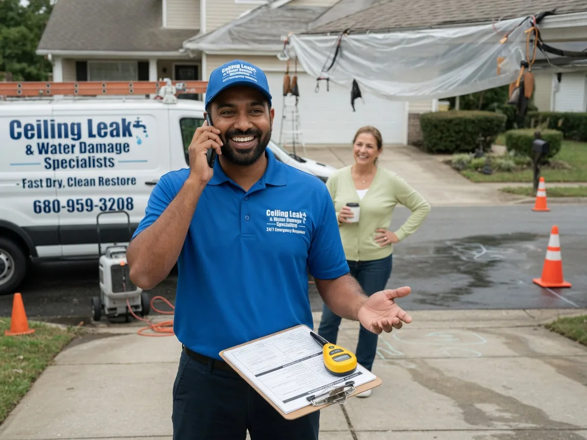 Ceiling Leak Cleanup Fort Calhoun, NE FAQs